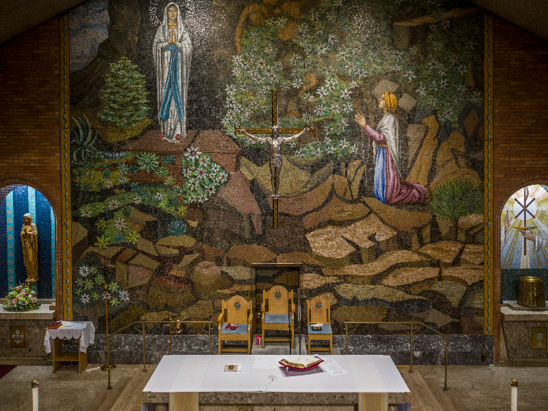 The Relic of St. Bernadette visit Our Lady of Lourdes Parish in West Orange, New Jersey!